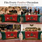 🎄Christmas Pre Sale 50% Off☃️Christmas Stretch Fitted Table Cover for Rectangular Tables