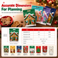 🎄Christmas Pre Sale￡9.99!!☃️🎅50 Pack Christmas Candy Bags Cartoon Stand Up Zipper Pouches for Snowflake Crisp Cookie and Baking Food Packaging