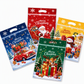 🎄Christmas Pre Sale￡9.99!!☃️🎅50 Pack Christmas Candy Bags Cartoon Stand Up Zipper Pouches for Snowflake Crisp Cookie and Baking Food Packaging