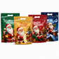 🎄Christmas Pre Sale￡9.99!!☃️🎅50 Pack Christmas Candy Bags Cartoon Stand Up Zipper Pouches for Snowflake Crisp Cookie and Baking Food Packaging