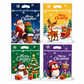 🎄Christmas Pre Sale￡9.99!!☃️🎅50 Pack Christmas Candy Bags Cartoon Stand Up Zipper Pouches for Snowflake Crisp Cookie and Baking Food Packaging