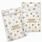 🎄Christmas Pre Sale￡9.99!!☃️🎅50 Pack Christmas Candy Bags Cartoon Stand Up Zipper Pouches for Snowflake Crisp Cookie and Baking Food Packaging