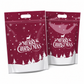 🎄Christmas Pre Sale￡9.99!!☃️🎅50 Pack Christmas Candy Bags Cartoon Stand Up Zipper Pouches for Snowflake Crisp Cookie and Baking Food Packaging