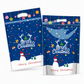 🎄Christmas Pre Sale￡9.99!!☃️🎅50 Pack Christmas Candy Bags Cartoon Stand Up Zipper Pouches for Snowflake Crisp Cookie and Baking Food Packaging