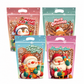 🎄Christmas Pre Sale￡9.99!!☃️🎅50 Pack Christmas Candy Bags Cartoon Stand Up Zipper Pouches for Snowflake Crisp Cookie and Baking Food Packaging
