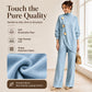 🥳Limited-time Special Price:£25.99!!!🥳🍂50K+ SOLD!💥Women's Elegant Turtleneck Sweater & Wide-Leg Pants Set