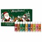 🎄Christmas Pre Sale￡8.99!!☃️ Christmas Lip Balm Set – 10-Piece Moisturizing Tubes, Watermelon & Floral Dual Scent & Natural Beeswax Formula – Festive Gift-Ready Winter Lip Care 💋
