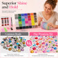 🎄Christmas Pre Sale￡13.99!!☃️AB Color Jelly Flatback Resin Rhinestones Kit with Storage Organizer Box Glue and Tools for DIY Nail Art Clothes and Phone Case Decoration✨