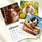 🎁Christmas Sale ￡8.99!!!!💞50K+ SOLD!⏳✨Adorable Guinea Pig Wall Calendar🐭