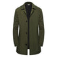 ⏳Last Day Special Price:£19.99!!!💥Men's Minimalist Single-Breasted Mid-Length Coat