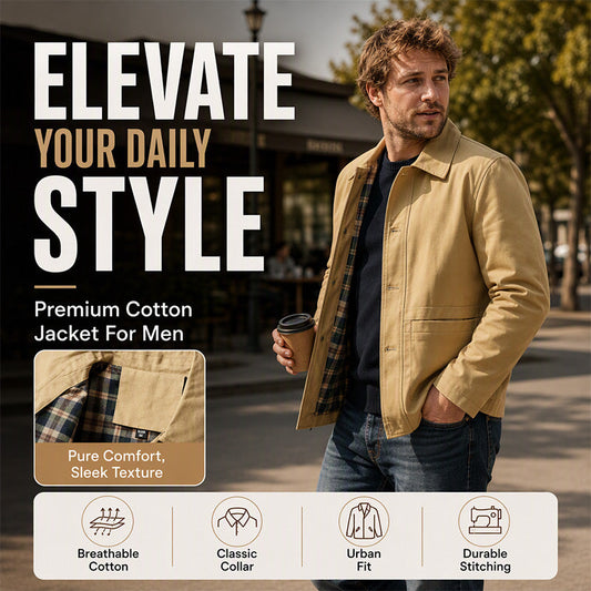 🥳AUTUMN HOT SALE🥳🍂50K+ SOLD!💥50% OFF!  Men's Casual Lapel Jacket with Plaid Lining