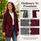 ⏳Limited-time Special Price:£21.99!!!💥Women's Mid-Length Hooded Windbreaker Jacket