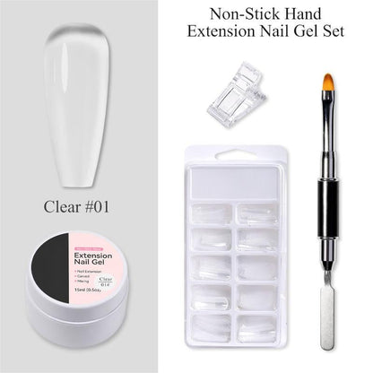 🎄Last Day Buy 1 Get 1 Free!!💞💅 Solid Nail Extension Builder Gel – Non-Flowing Easy Application for Nail Art ✨