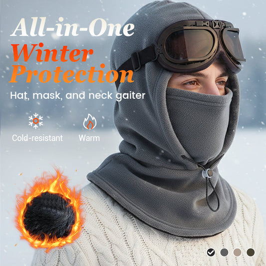 🔥LAST DAY SALE ONLY ￡6.99!!💥Thermal Balaclava Face Mask with Drawstring