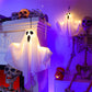 🎃HALLOWEEN SALE ONLY￡8.99!! 🦇👻Glowing Ghost Chandelier for Halloween Party Decor
