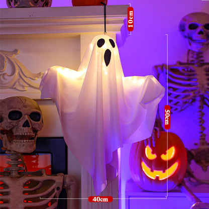 🎃HALLOWEEN SALE ONLY￡8.99!! 🦇👻Glowing Ghost Chandelier for Halloween Party Decor
