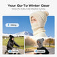⏰Limited Week Mega Deal – ￡9.99!!!💖Women's Winter One-Piece Knitted Beanie Scarf Mask