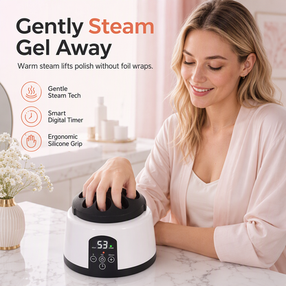 💅 NEW HOT SALE – 50% OFF! 🎁✨ 36W Electric Steam Nail Polish Remover 💖 Easy Gel Polish & Acrylic Nail Removal for At-Home Manicures! 🛍️💅