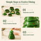 🎁Christmas Best Gift Idea￡8.99!!🎄🎅Creative Christmas Tree Shaped 5 Compartment Dipping Sauce Dish and Snack Serving Tray for Home Living Room