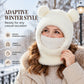 ❄️Cozy Winter Hot Sale 50% OFF💖3-in-1 Winter Bear Hat with Scarf & Mask