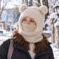 ❄️Cozy Winter Hot Sale 50% OFF💖3-in-1 Winter Bear Hat with Scarf & Mask