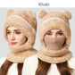 ❄️Cozy Winter Hot Sale 50% OFF💖3-in-1 Winter Bear Hat with Scarf & Mask