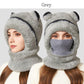 ❄️Cozy Winter Hot Sale 50% OFF💖3-in-1 Winter Bear Hat with Scarf & Mask